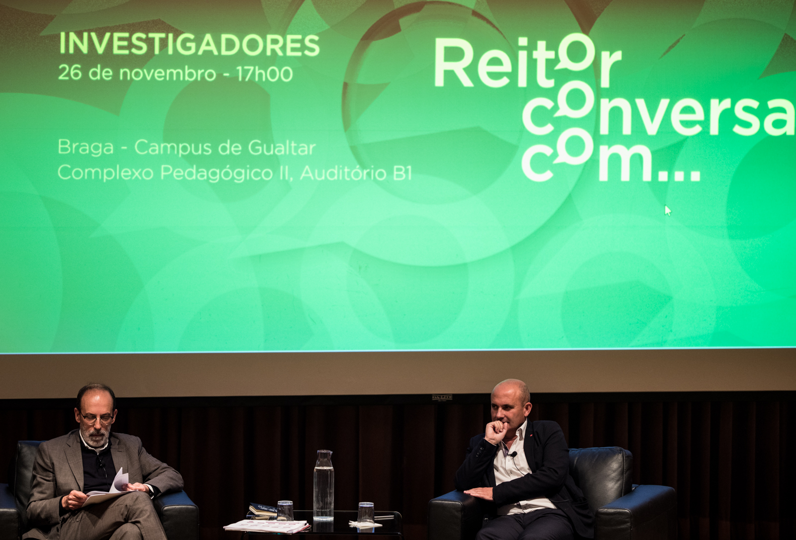 Thumbnail da galeria Reitor conversa com Investigadores